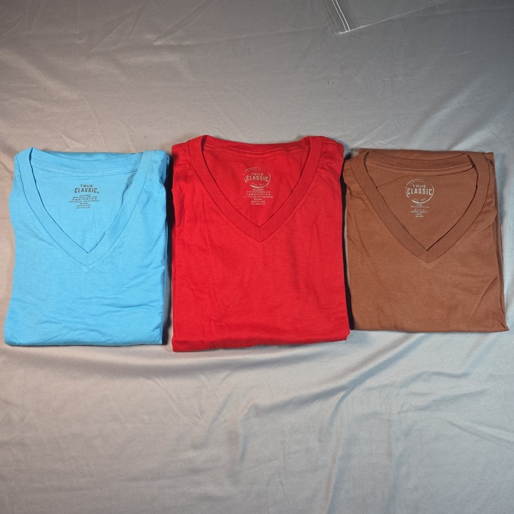True Classic V Neck 3 pack variety XXL 2X
